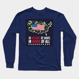 Memorial Day, USA, Soldier Design, Vector, Artwork Long Sleeve T-Shirt